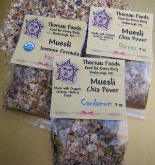 3 bags of muesli